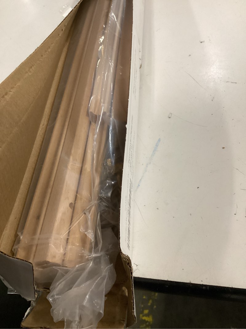 Condition photo showing Good Condition for meeden wood easel stand for display: wooden tripod for poster board - wedding easel standing for welcome sign natural color