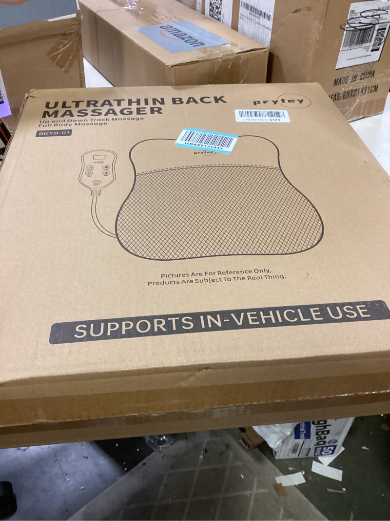 Condition photo showing New/Like New for Back Massager, Rolling Up and Down Back Massager with Heat, Back Massage 4D Kneading for Pain Relief Deep Tissue, Ultrathin Shoulder Massager Gift for Women Men Parents Christmas