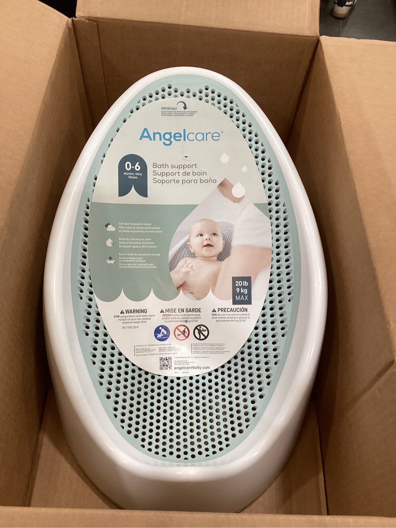 Condition photo showing As Is for angelcare baby bath support (gray) | ideal for babies less than 6 months old bath support grey