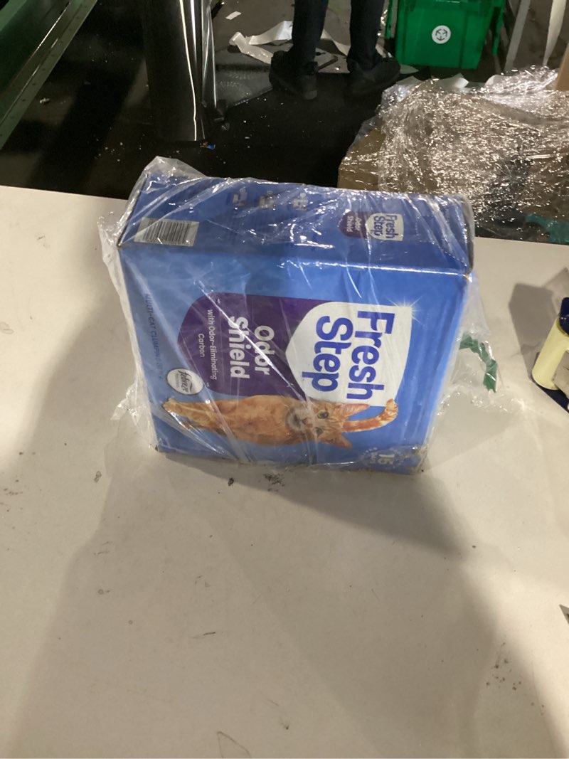 Condition photo showing New/Like New for Fresh Step Advanced Multi Cat Clumping Litter with Febreze Freshness, Fresh Step Clumping Cat Litter Extra Strength Formula, 37 lbs. (2 x 18.5 lb. Box)
