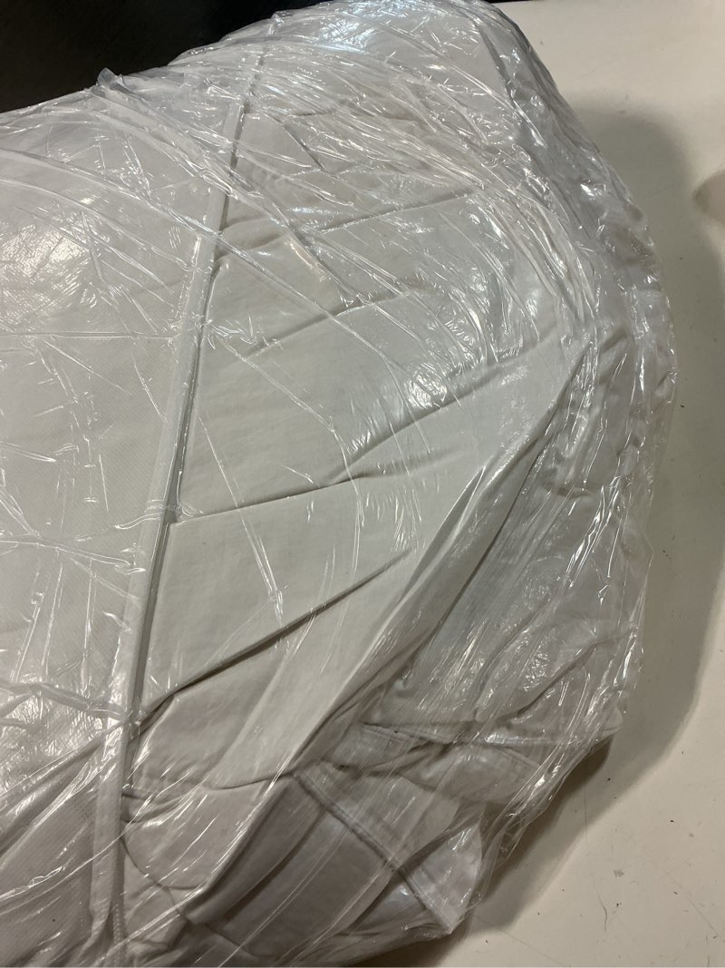 Condition photo showing As Is for ultra warm premium down comforter, full/queen, down