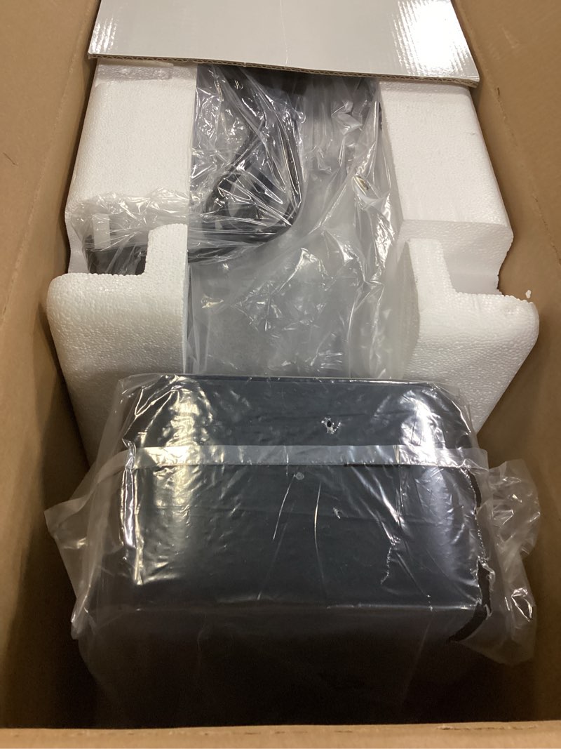 Condition photo showing New/Like New for Nugget Ice Makers Countertop with 1.32 Gallon Tank, 40 lbs/24H, Chewable Sonic Ice, Pellet Ice Machine with Auto Descaling System, Scoop Included, Stainless Steel Solid Black