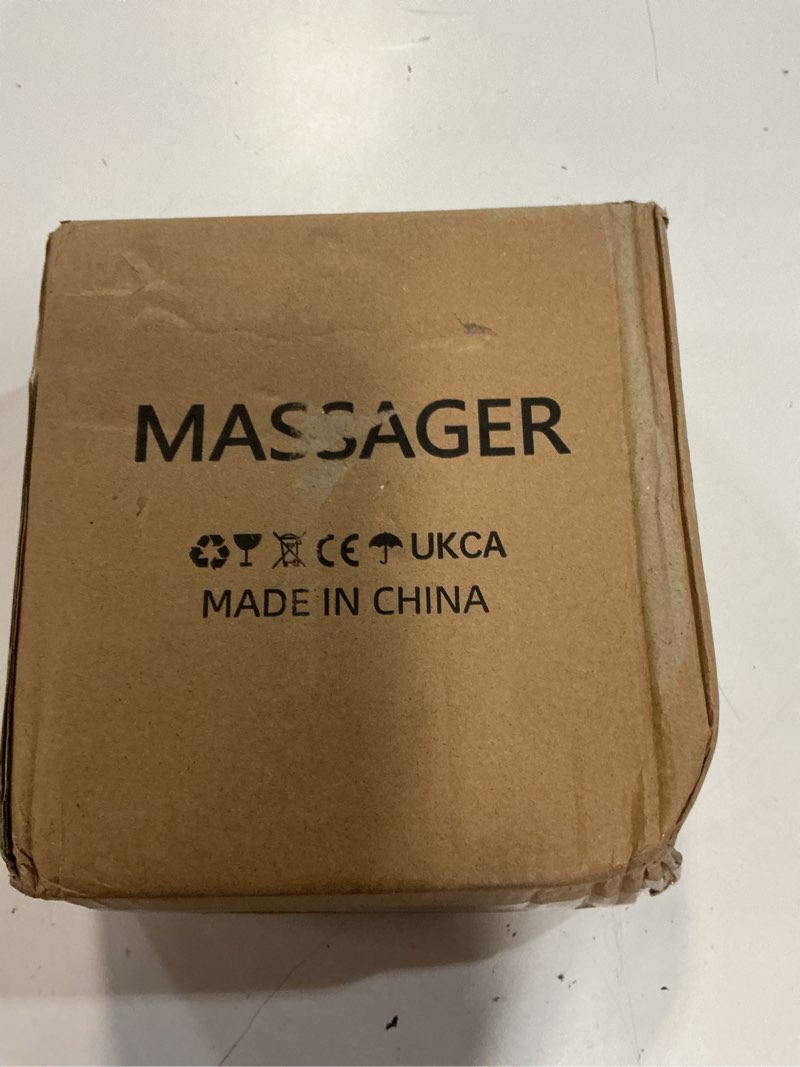Condition photo showing New/Like New for aerlang massage gun with heat mini massager mothers day gifts for mom muscle massager back massager for pain relief deep tissue body massager handheld massager with a carrying case black
