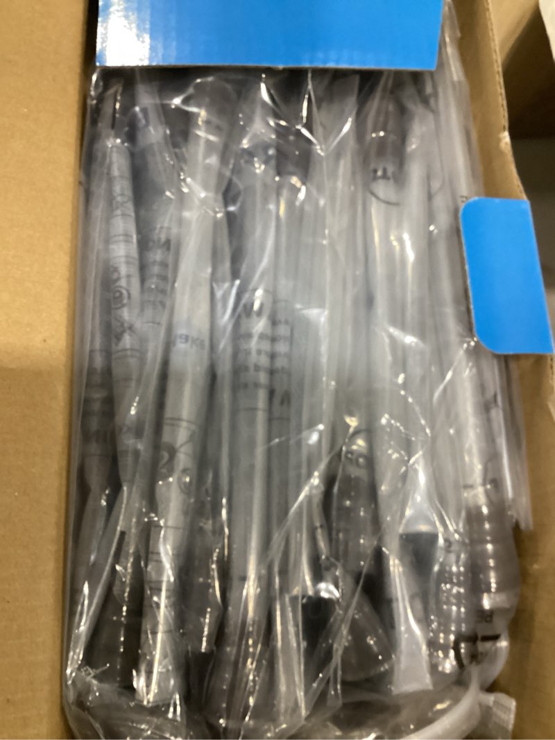 Condition photo showing As Is for 15 packs vacuum bags for travel with rechargeable pump, 3 sizes vacuum seal bags for clothing, compression vacuum travel bags for luggage, vacuum packing bags for closet organization