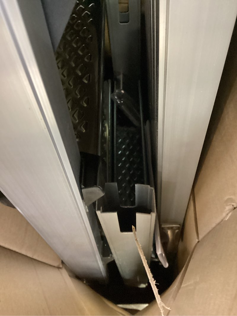 Condition photo showing Good Condition for Work Platform Two Step Ladder, 50"×12"×27" Aluminum Platform, Heavy Duty Folding Work Bench Non-Slip 330 lbs Load Capacity for Washing Vehicles, Cleaning, Painting Two Step-50"×12"×27"