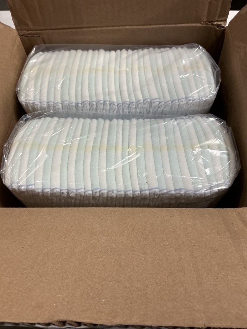 Condition photo showing New/Like New for pampers zzz overnight diapers, size 4 (22-37 lbs), 58 count, nighttime protection disposable baby diaper, night time leak and skin protection size 4 58