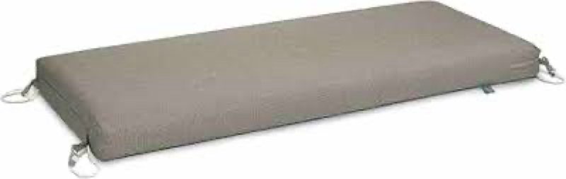 duck covers weekend water-resistant outdoor bench cushion, 48 x 18 x 3 inch, moon rock