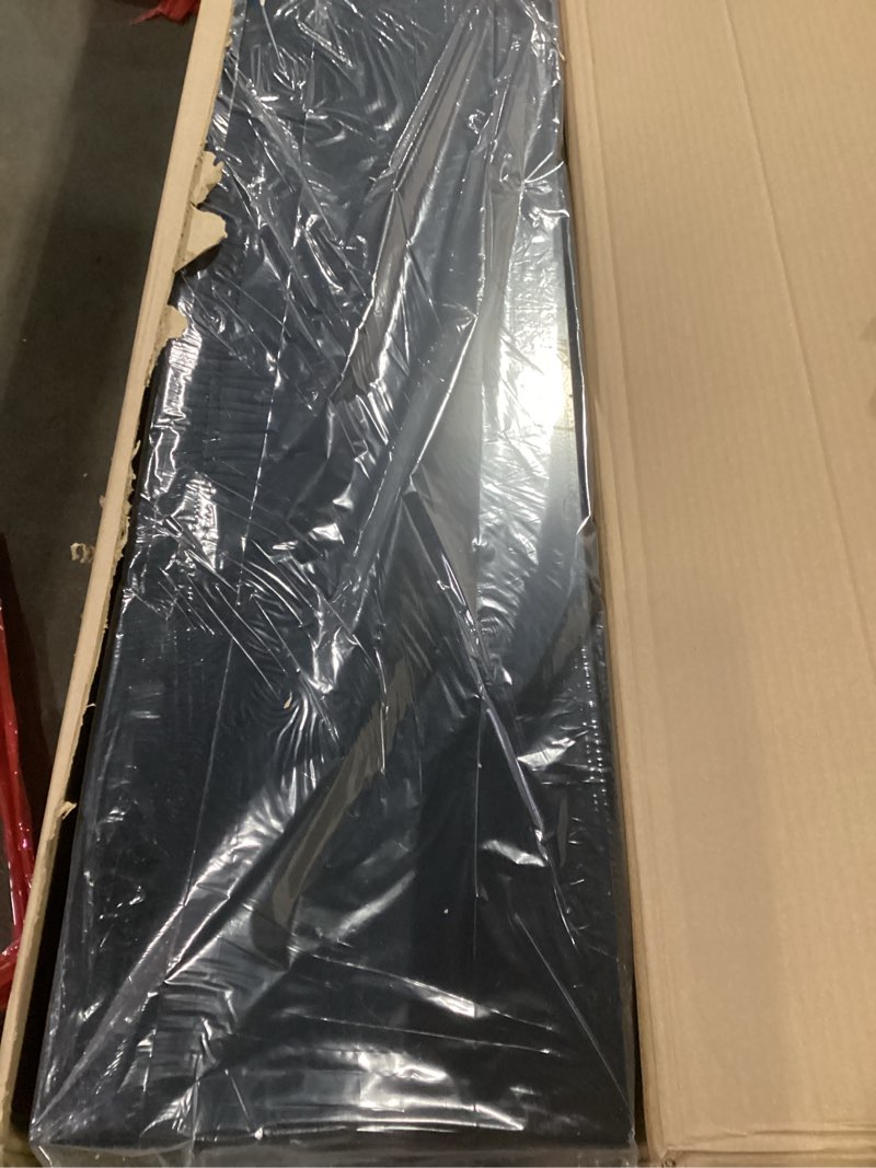 Condition photo showing New/Like New for buyers products 1702960 black steel topsider truck box with t-handle latch, 16 x 13 x 96 inch truck tool box for storage and organization, lockable tool chest for work trucks black 16 x 13 x 96
