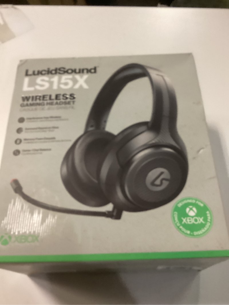 Condition photo showing New/Like New for LucidSound LS15X Wireless Gaming Headset for Xbox One and Xbox Series X|S - Nintendo Switch, PC, Mobile