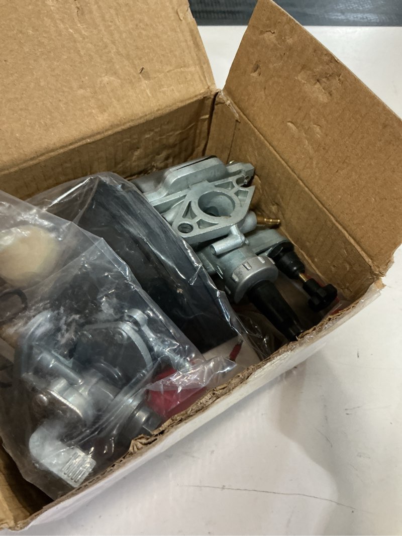 Condition photo showing Good Condition for motoall lt80 carburetor for suzuki lt80 quadsport atv 1987-2006 13200-40b00, 13200-40b10, replace for kawasaki ksf80 kfx80 2003-2006 15003-s005 with spark plug intake manifold carb insulator block