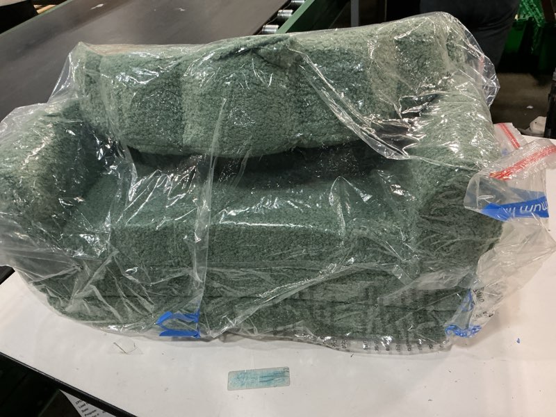 Condition photo showing Good Condition for Blissful Diary Kids Couch, 2-in-1 Soft Toddler Couch Fold Out, Toddler Chair Comfy, Convertible Sofa to Lounger, Kids Furniture for Playroom, Gift for Birthday, Children's Day, Green Shell Shell Green