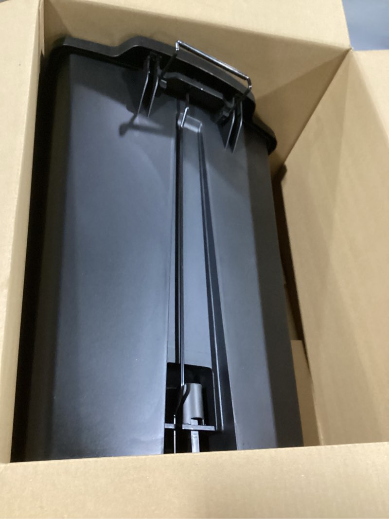 Condition photo showing Good Condition for simplehuman 50 Liter / 13 Gallon Semi-Round Kitchen Step Trash Can with Secure Slide Lock, Black Plastic