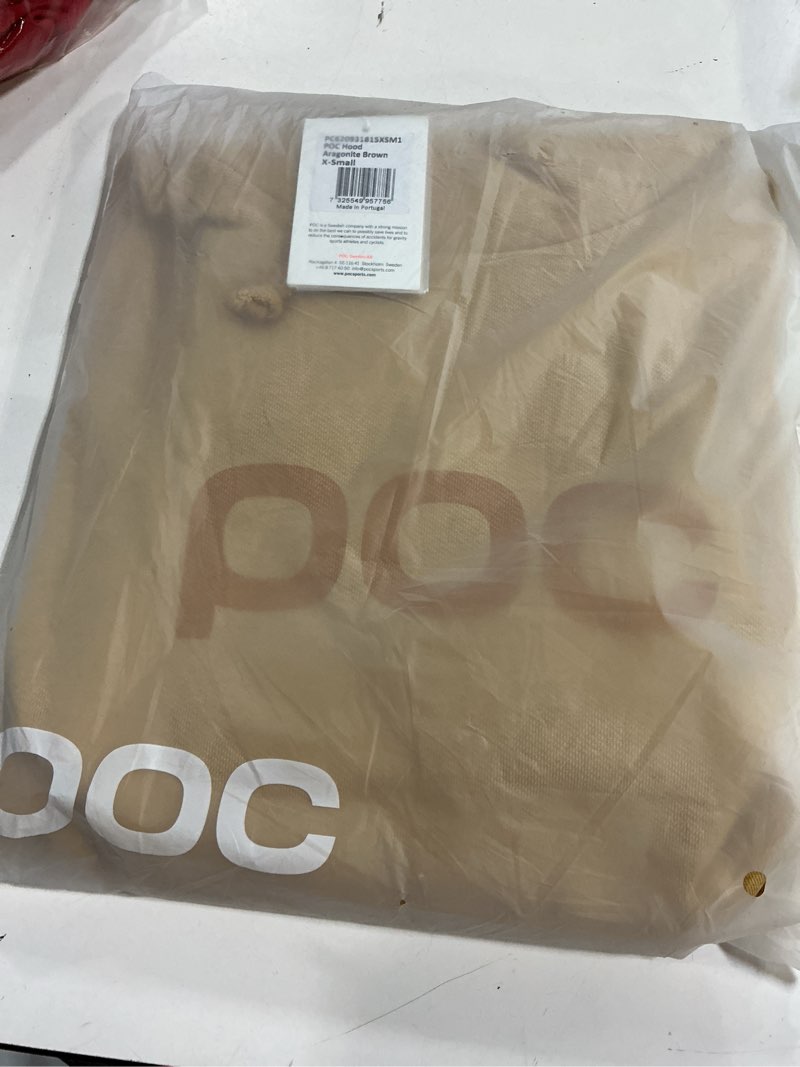 Condition photo showing New/Like New for poc logo hoodie marrn xs
