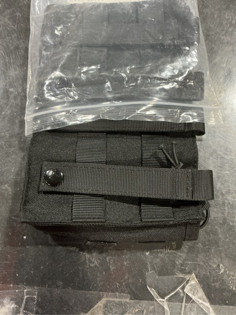 Condition photo showing Good Condition for raiseek mag pouch molle magazine pouches for pistol and rifle, triple open top mag pouch with 3 hook & loop patches 6 rifle magazines