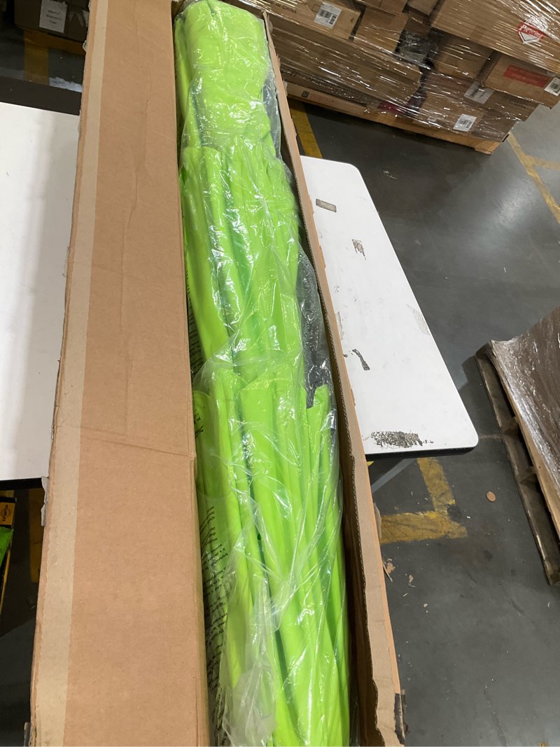 Condition photo showing Good Condition for areshark 9 ft patio umbrella for outdoor, outdoor umbrella with push button tilt and crank, outdoor patio umbrellas with 8 sturdy ribs for market, garden, deck, backyard, pool (apple green) apple green 9ft
