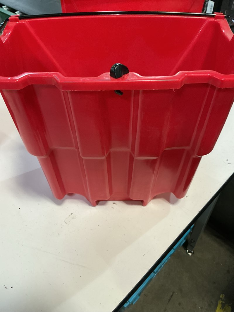 Condition photo showing New/Like New for wringer bucket red 18qt