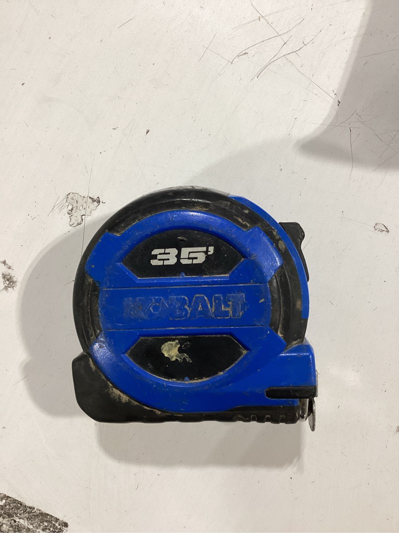 Condition photo showing As Is for Kobalt Compact wide blade 35-ft Tape Measure