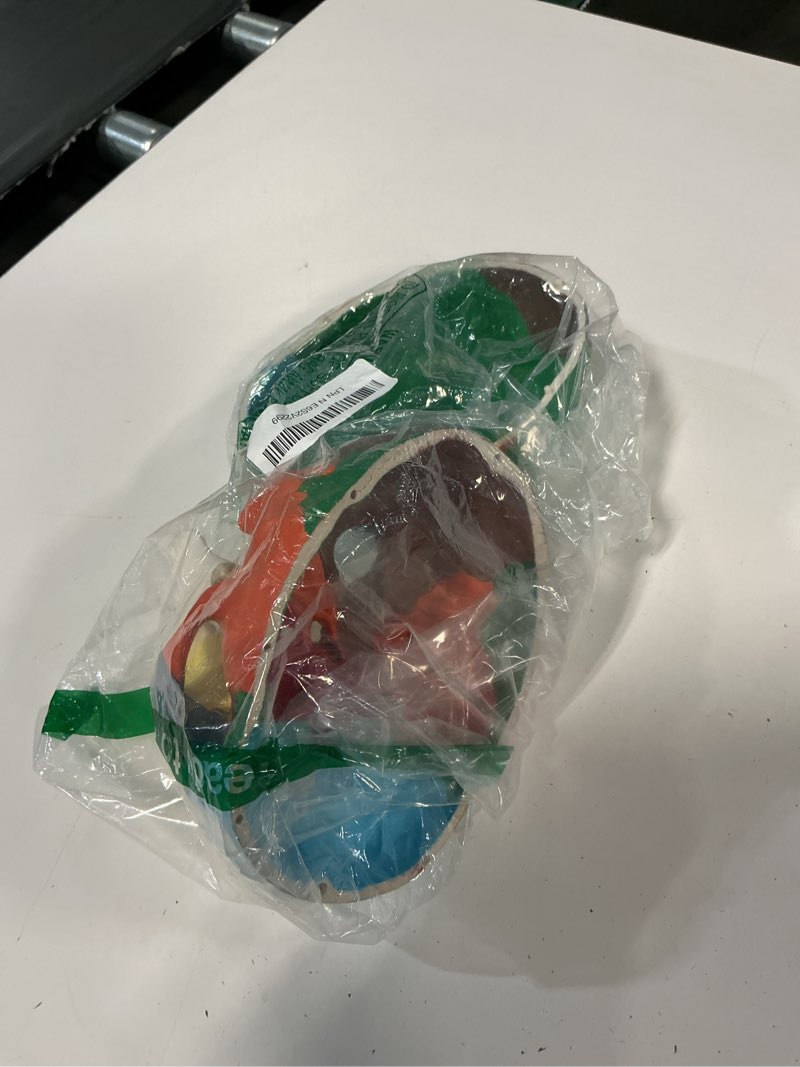 Condition photo showing Good Condition for medarchitect human colored skull model, life size 3-part anatomical model with colorful human skull chart for medical student human anatomy study course