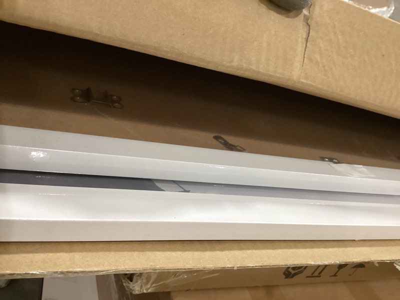 Condition photo showing Good Condition for ktkde 20x30 poster frame white 3 pack, 30 x 20 picture frames wooden with polished plexiglass,horizontal or vertical wall mounting hanging large studio gallery photo frames wall art white 20x30-3pack