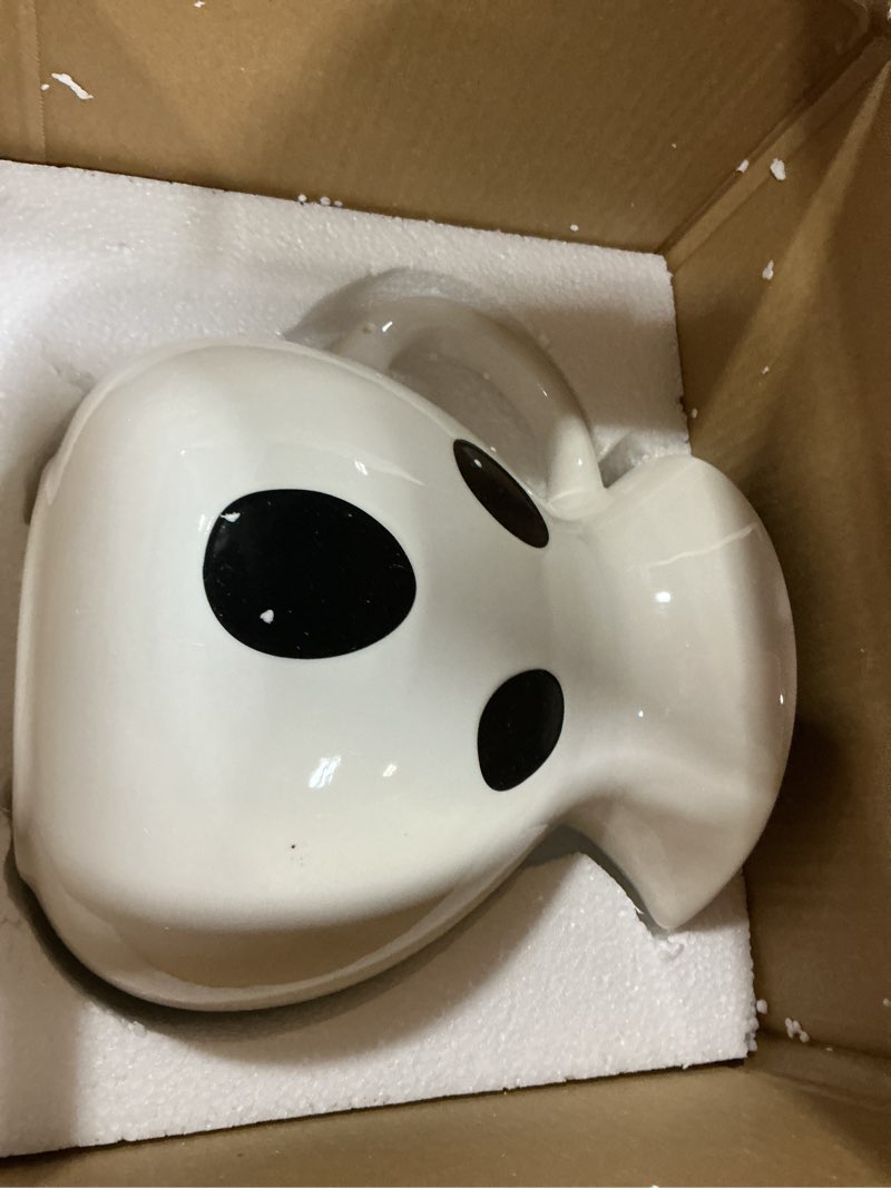 Condition photo showing New/Like New for Ninehaoou Large Halloween Ghost Vase 11 Inch White Ghost Planter Bucket Pot Cute Gothic Style Decorative Vase Halloween Centerpiece Gift for Flowers Home Display Stand Decoration