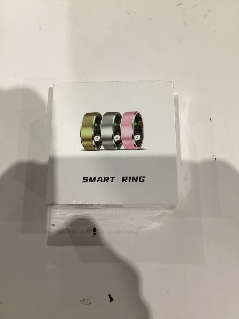 Condition photo showing New/Like New for Delcast Smart Ring for Women Men-Wearable Fitness Tracker with Sleep Tracking Heart Rate Healthy Monitor Ring Activity Monitoring Steps Calories 9 Silver