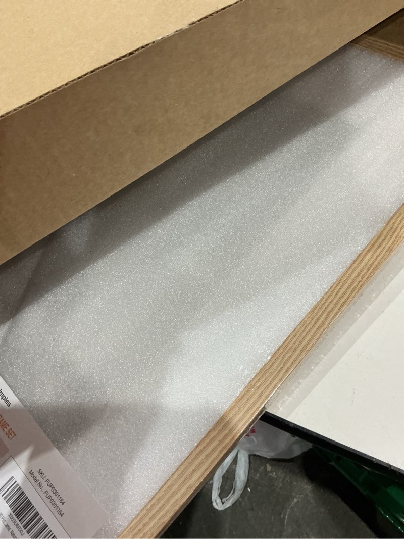 Condition photo showing Good Condition for upsimples 16x20 picture frame, display pictures 11x14 with mat or 16 x 20 without, wall hanging poster frame, natural style, 1 pack natural style 16x20