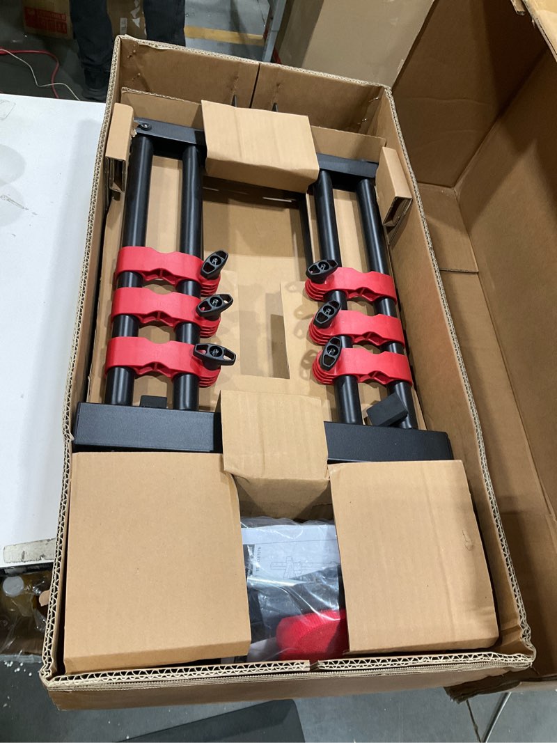 Condition photo showing Good Condition for Tyger Auto TG-RK1B707B Folding Hitch-Mounted Ski/Snowboard Rack Fits 2" or 1.25" Receiver Carries 6 Pair Skis or 4 Snowboards | Key Lock | Security Strap | Vertical Adjustable | Tilt Access