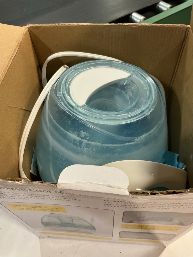 Condition photo showing As Is for safety 1st filter free cool mist humidifier, blue visit the safety 1st store