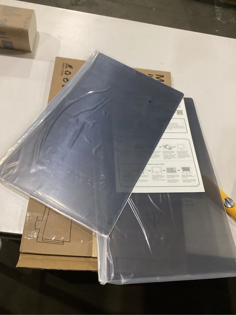Condition photo showing New/Like New for 22 Inch Computer Privacy Screen Shield [2 Pack] for 16:10 Widescreen Desktop Monitor - Anti-Glare Blue Light Privacy Filter and Anti Spy Privacy Screen Protector Film 22 Inch (Diagonal) - 16:10 Aspect Ratio 2
