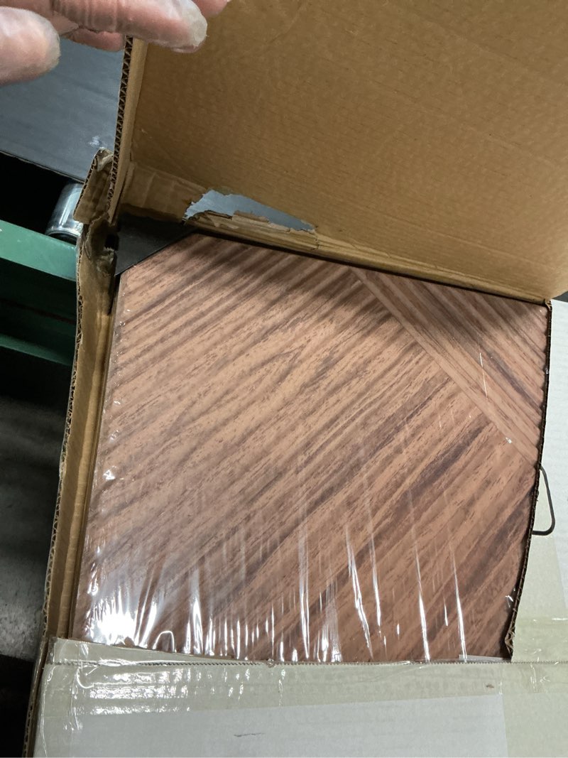Condition photo showing New/Like New for acoustic wall panels,6 pack total size 72 x 48 inches,self-adhesive decorative acoustic panels for wall and ceiling,3d uv printing with wood look,natural walnut