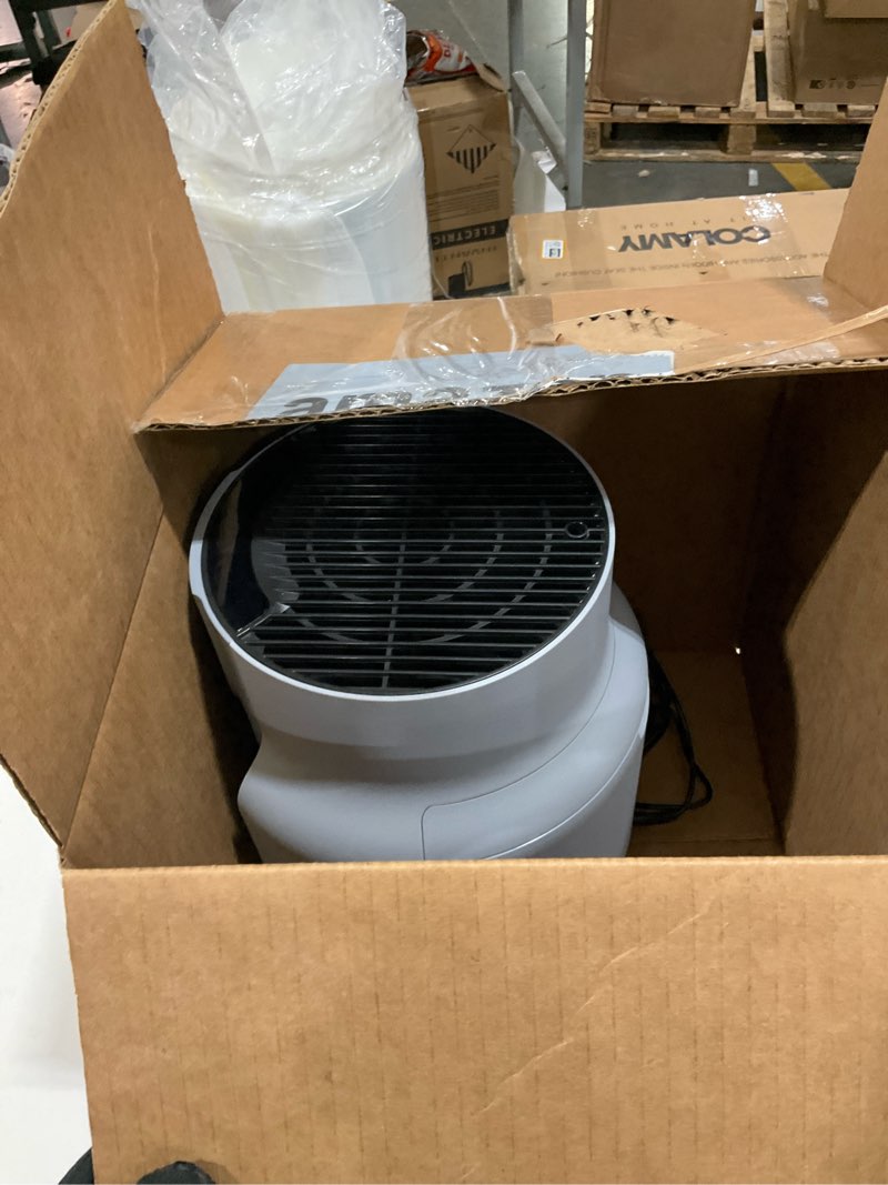 Condition photo showing Good Condition for Shark Air Purifier for Home, NeverChange Compact Pro, for Bedroom, Nursery, Home Office, Dorm, HEPA-Exceeding Filter, Captures Pollutants, Pet Dander, Dust, Odor, Smoke, and More, HP071BRN, Winter Fog