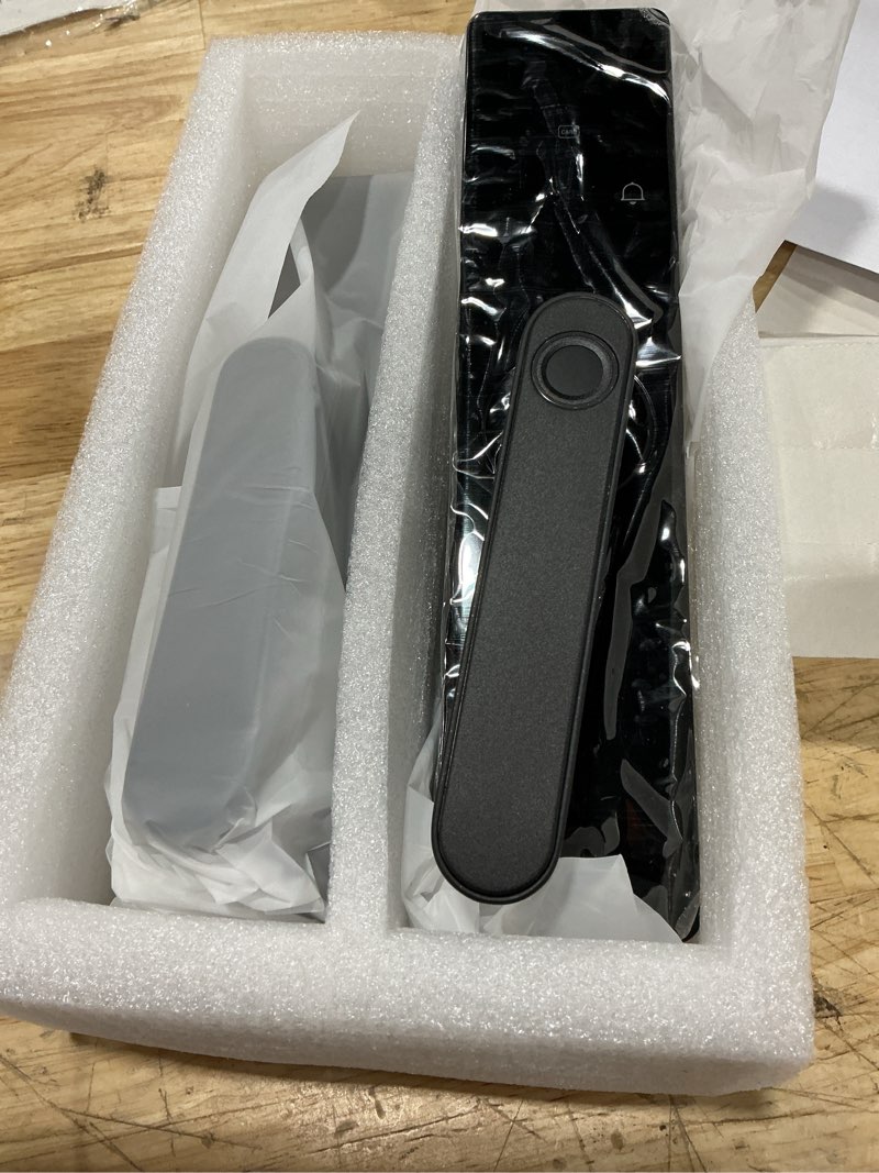 Condition photo showing Good Condition for tuya app wifi digital electronic smart door lock, with fingerprint smart card password key unlocking, safe and convenient, suitable for modifying various doors