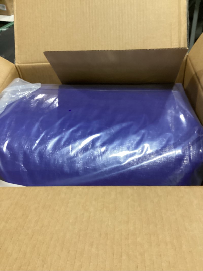 Condition photo showing New/Like New for qh.home 24 ft round winter pool cover extra thick above ground pool cover with fast tightening patented ratchet, tear and uv resistant swimming pool cover
