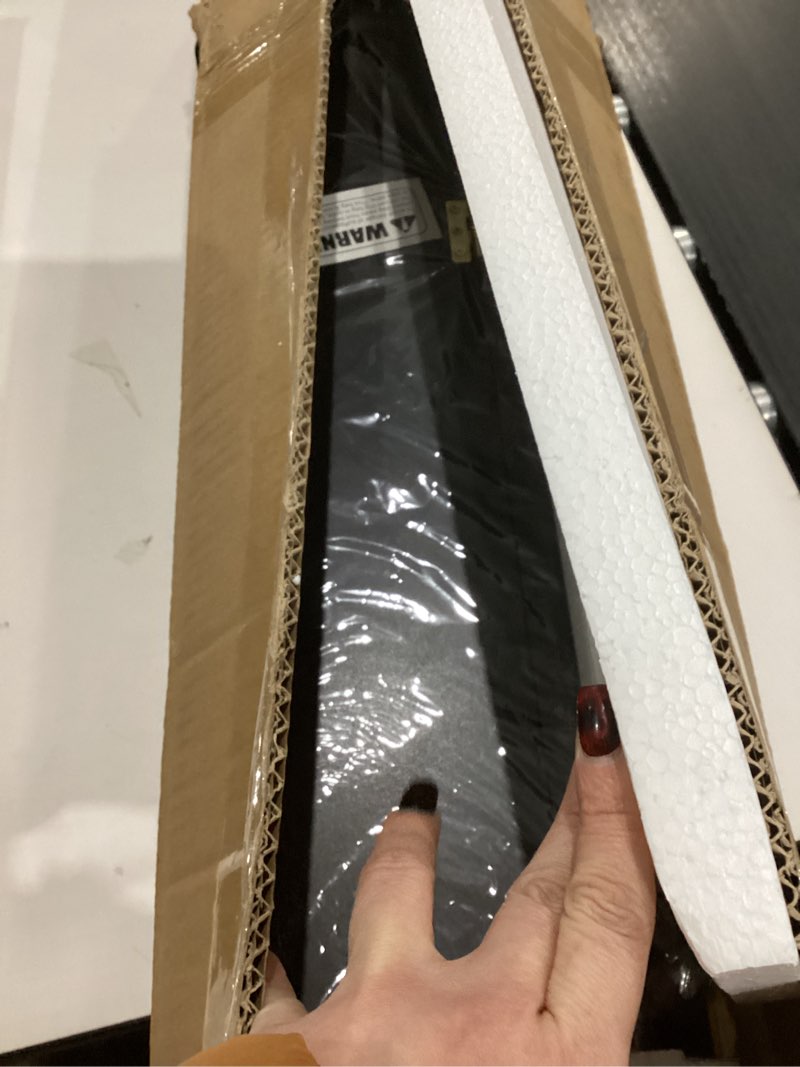 Condition photo showing Good Condition for Baseball Bat Display Case Wall Mounted Vertical or Horizontal Wooden Frame w/98% UV Protection-Lock with Acrylic Single bat Transparent Door Holder Rack Cabinet Shadow Box-Single bat Black… 1 bat display