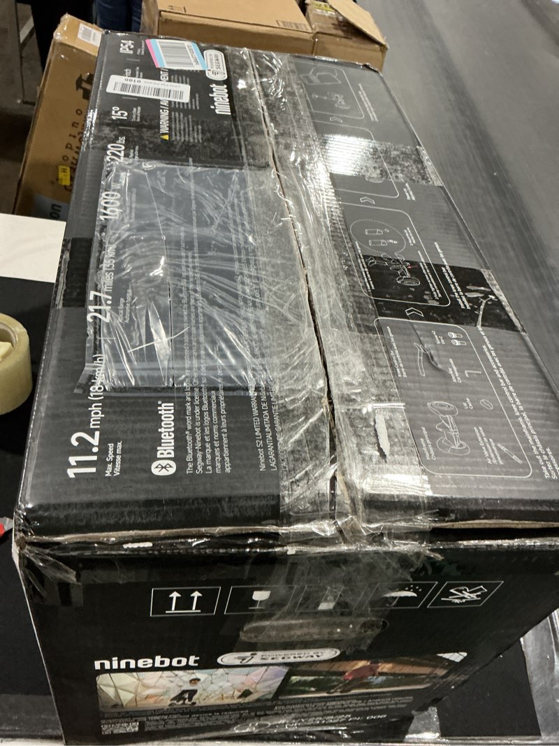 Condition photo showing As Is for Segway Ninebot S2 Electric Self-Balancing Scooter - Master Your Commute w/t 11.2 mph Max. Speed, 21.