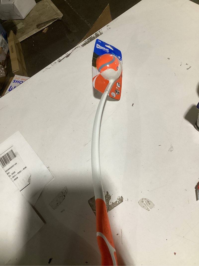 Condition photo showing New/Like New for Chuckit! Pro 26L Dog Ball Launcher, 26" Length, Includes Large Ball (3") For Dogs 60-100 Pounds Pro Large