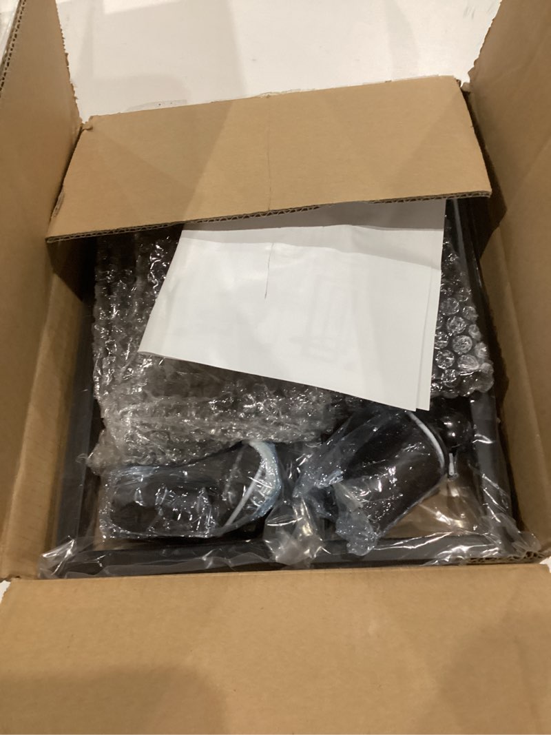 Condition photo showing Good Condition for 2-Light Flush Mount Ceiling Light Fixture, Industrial Black Metal Ceiling Light, Modern Rectangle Close to Ceiling Light for Hallway, Kitchen, Entryway Square-11.3" L x 11.3" W x 6.2" H