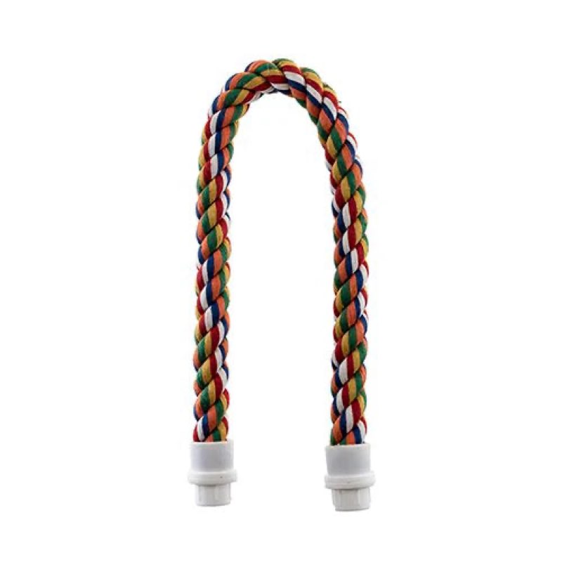 Cotton Perch 1" diameter: 20" Bird Perch, Parrot Cotton Perch, Bird Rope Perch