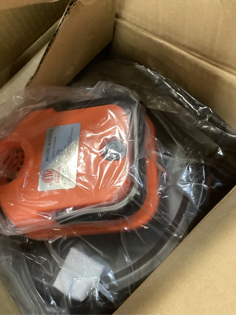 Condition photo showing Good Condition for Ash Vacuum Cleaner -2.6 Gallon Fireplace Ash Vac with 800w Powerful Hose Non-Woven Dust Separator | Dry Stove Vacuum for Fireplaces Pellet Grill Wood Stove Fire Pits Orange Orange 10L (2.6 gallons)