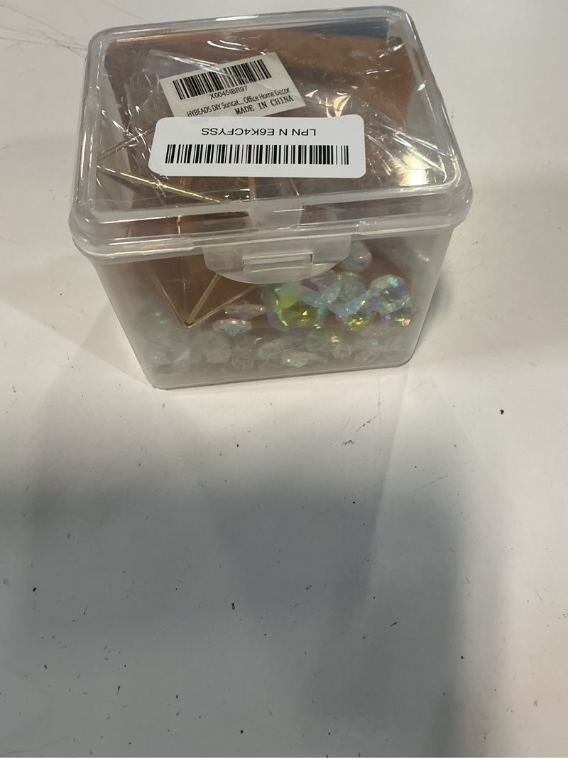 Condition photo showing Good Condition for diy suncatchers, 400 pcs sun catchers making supplies kit art and crafts for adults prism hanging decorative suncatcher with crystals rainbow maker for indoor windows office home decor