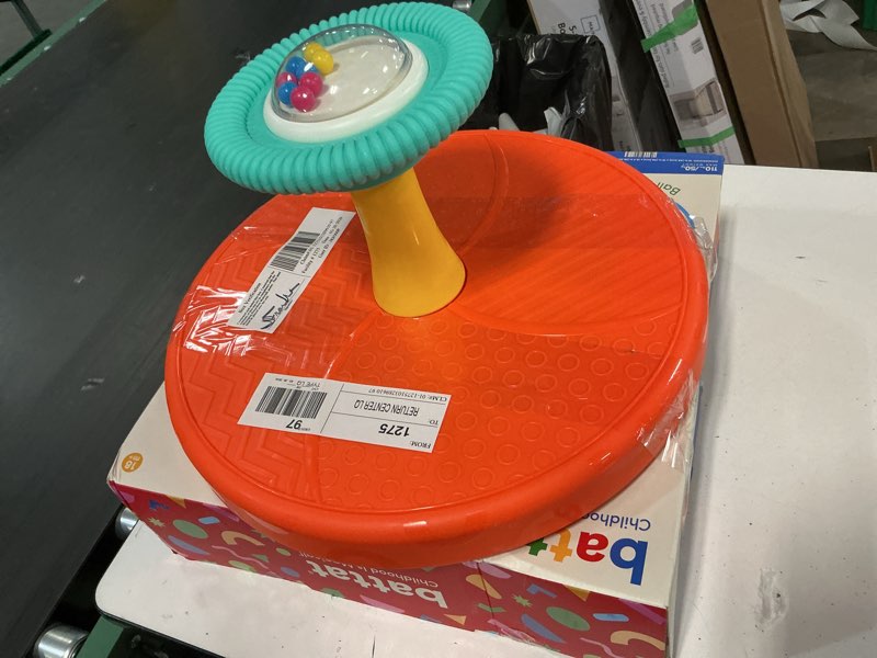 Condition photo showing Good Condition for battat twist & spin activity toy 3 pieces with ball popper, toddler 18 months and preschool toys