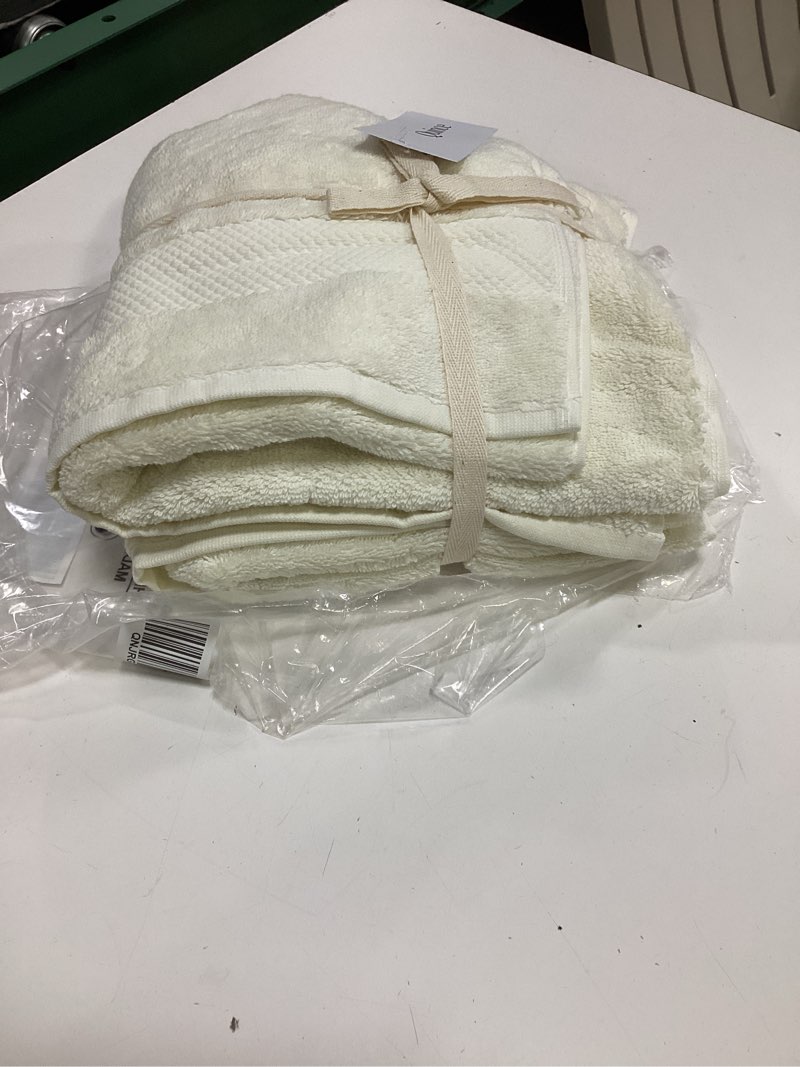 Condition photo showing Good Condition for quince classic organic turkish cotton hand towel (set of 2)