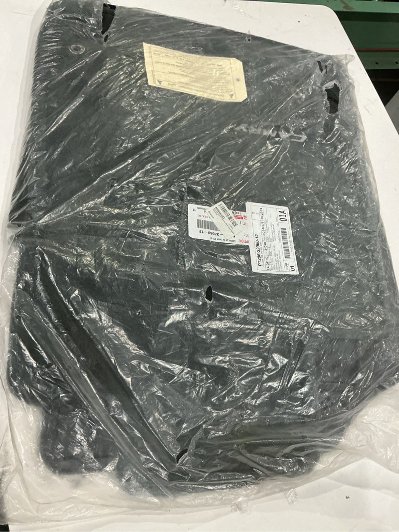 Condition photo showing As Is for toyota genuine 3 piece dark charcoal carpet floor mats