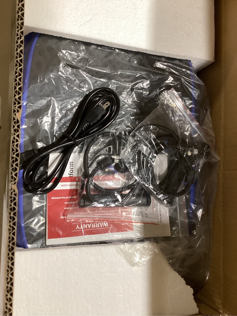 Condition photo showing Good Condition for Vibration Plate Exercise Machine, Vibrating Fitness Platform for Lymphatic Drainage, Full Body Shaker Workout Equipment, Bluetooth Power Shaping Vibrate Plate, Board Sport for Home Exercise Gym, Blue