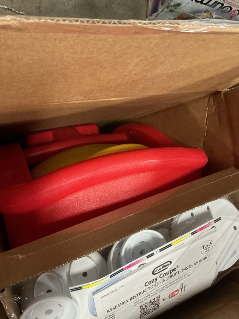 Condition photo showing New/Like New for little tikes cozy coupe 30th anniversary car non-assembled