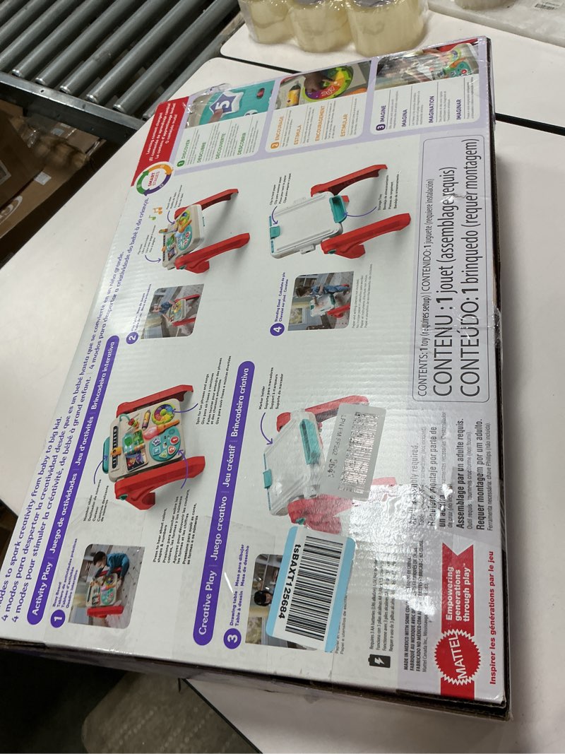 Condition photo showing New/Like New for Fisher-Price Baby & Toddler Toy Laugh & Learn 4-in-1 Activity Table & Art Easel with Educational Mus
