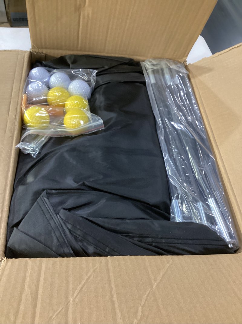 Condition photo showing New/Like New for Golf Net, 10x7ft Golf Hitting Aid with Mat, Designed for Outdoor & Indoor Use, Practice Nets for Backyard Driving Real Balls, Ideal Gifts for Men Dad Husband & Golfers