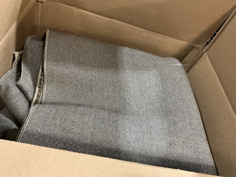Condition photo showing As Is for machine washable rugs for living room: 6x9 area rugs for bedroom vintage stain resistant non slip low pile lightweight boho carpet for kitchen dining room farmhouse kids room nursery 6' x 9' (rectangular) brown and grey