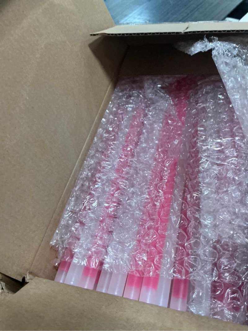 Condition photo showing New/Like New for Glow Fever Bulk Glow in The Dark 100ct 10'' Jumbo Glow Sticks, for Party Supplies Festivals Raves Birthday Wedding, Multi