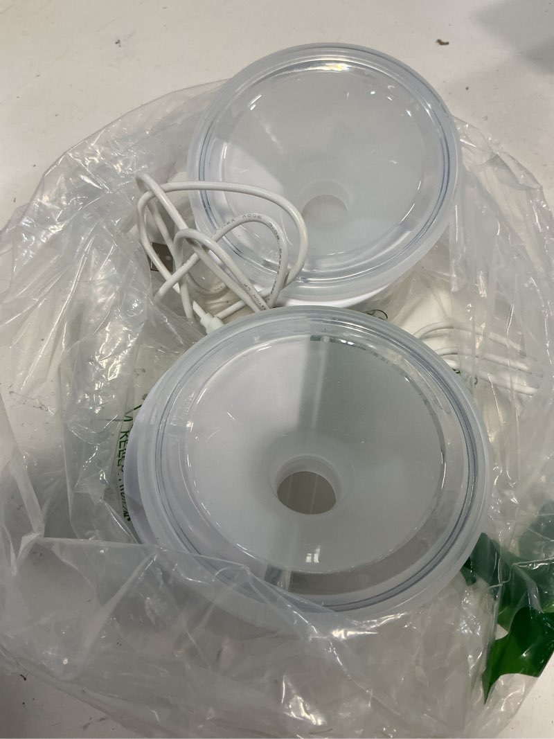 Condition photo showing Good Condition for paruu p10 hands-free breast pump wearable, 338mmhg strong suction, low noise, 4 modes & 9 levels, electric breast pump portable, smart display, 19/21/24/28mm insert/flange, 2 pack (white) 2 count